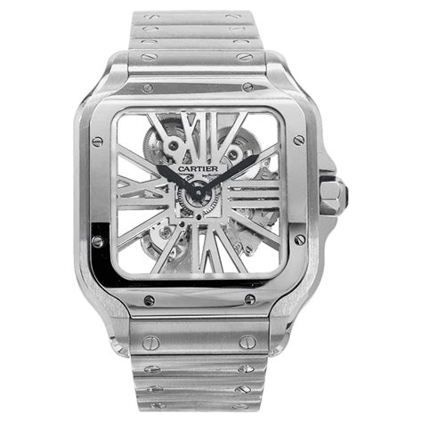 cartier plain jane watch|santos de cartier skeleton watch.